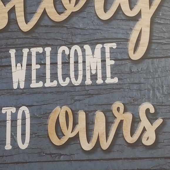 **SOLD** NEW Every Family has a Story Welcome to Ours Art - Picture 8 of 10